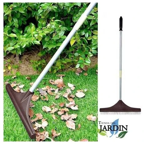 Spazzola Per Erba Artificiale, Manico Telescopico, Manico In Acciaio, Erba Artificiale, Rastrello, Plastica