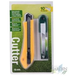 Speciale Taglia Erba Artificiale E Moquette, 18,8 X 3,8 Cm + 10 Ricariche