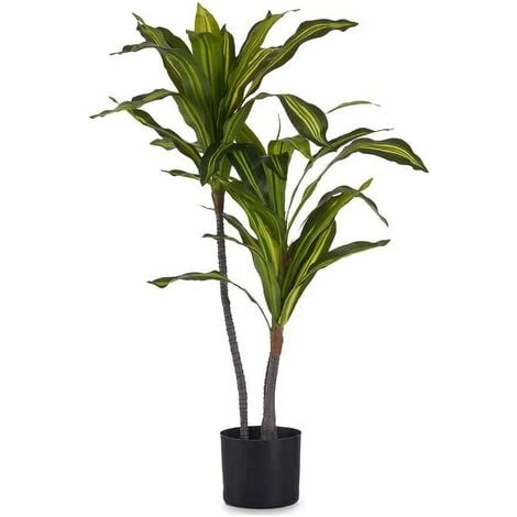 Pianta Decorativa A Foglia Larga Verde Plastica (60 X 90 X 60 Cm)