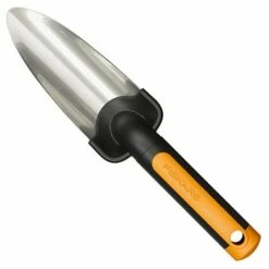 Fiskars Trapiantatore, Lunghezza 27 Cm, Lama In Acciaio Inossidabile, Nero/Arancione, Premium, 1000727