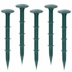 Per Giardino Per Panno Per Erbacce Protezione UV (100 Pezzi Verde)Picchetti Di Fissaggio Da Giardino In Plastica2